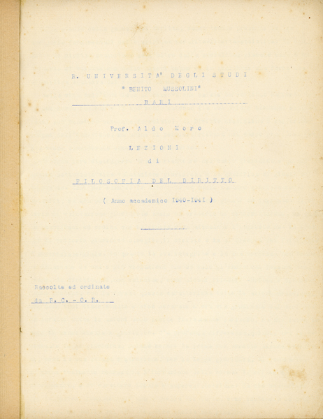 Lezioni di filosofia del diritto